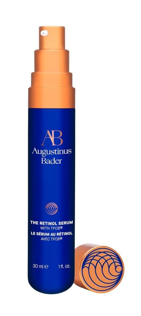 Augustinus Bader The Retinol Serum gentle anti-aging formula bottle for an Augustinus Bader Review.